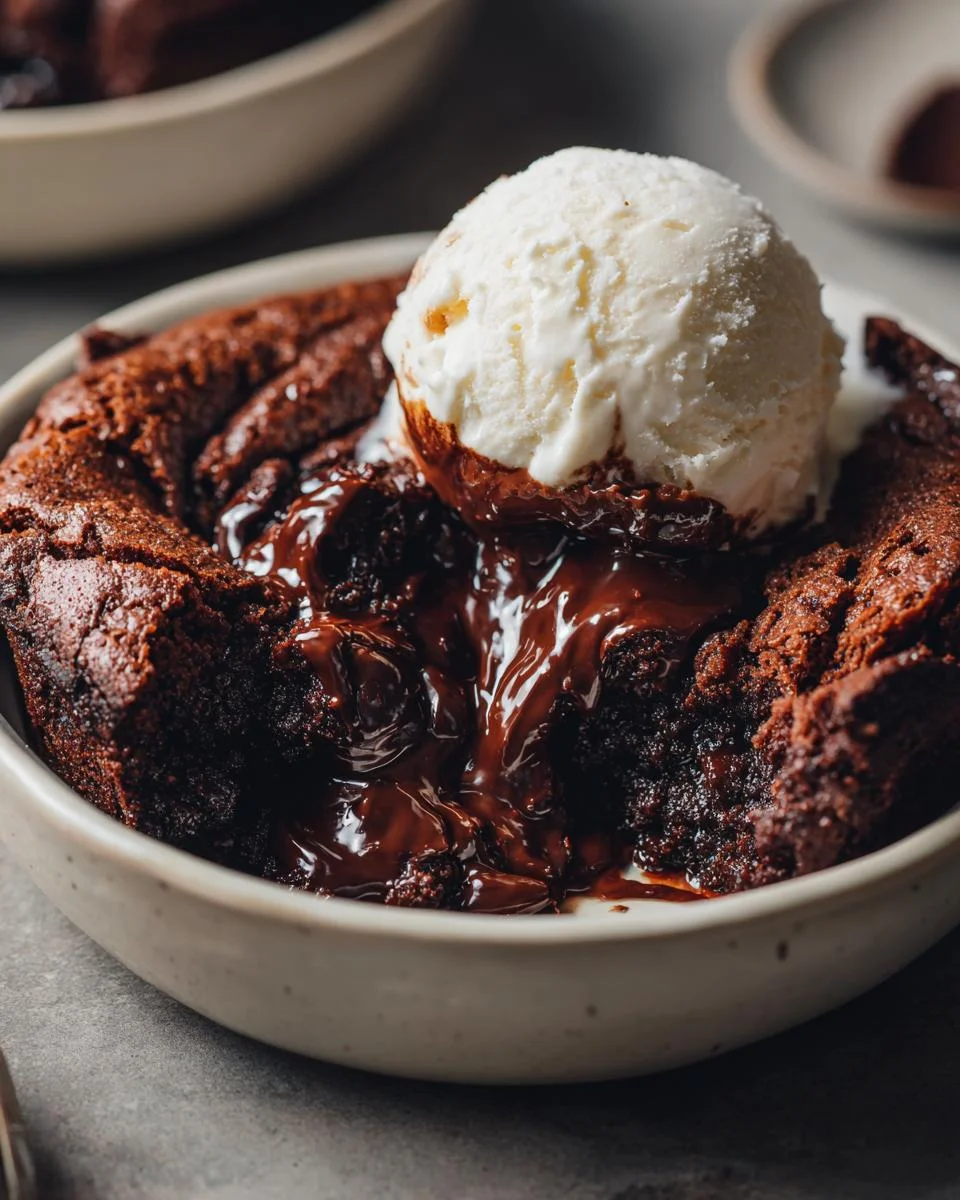Old-Fashioned Chocolate Cobbler - detail 1