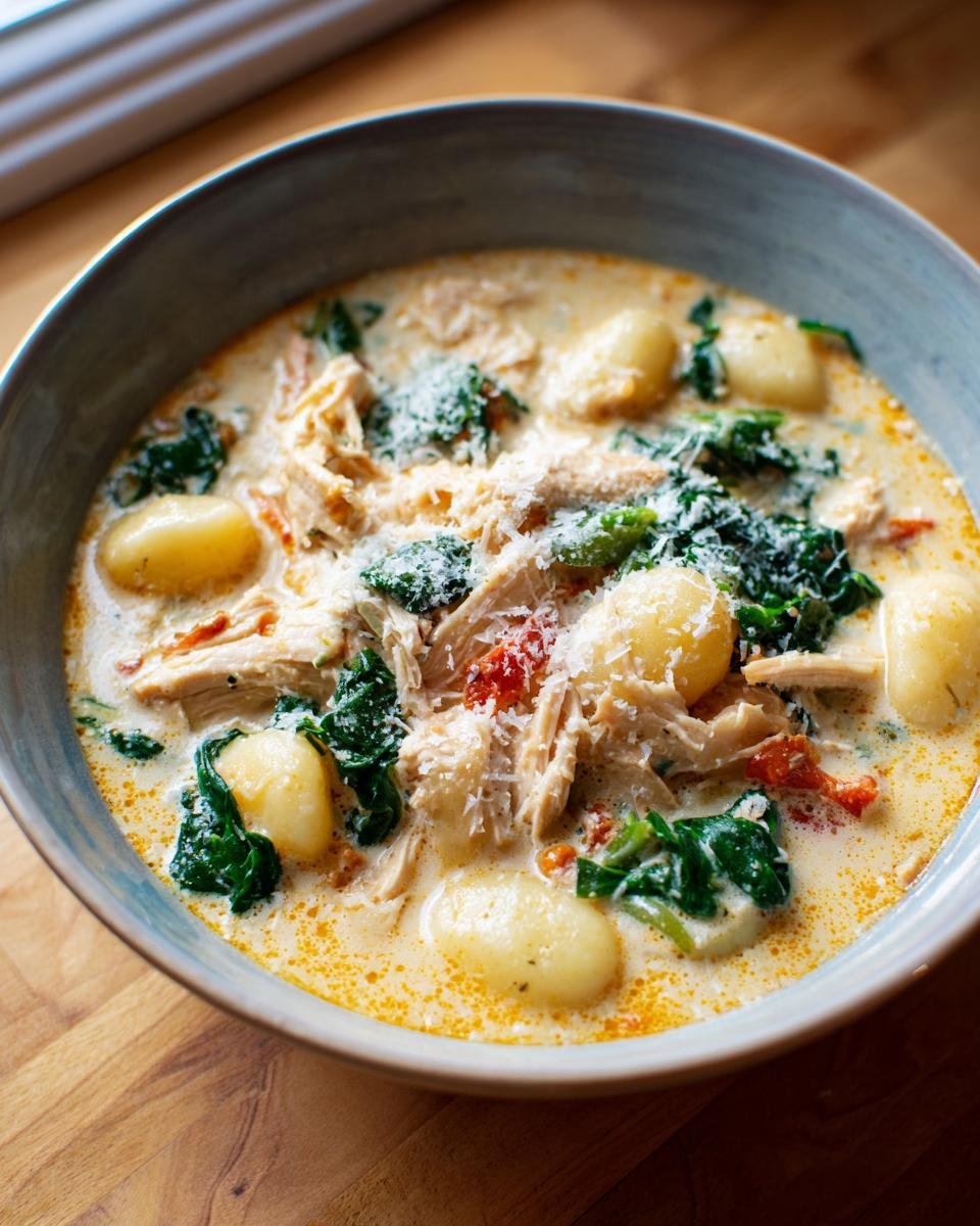 Olive Garden Chicken Gnocchi Soup - detail 1