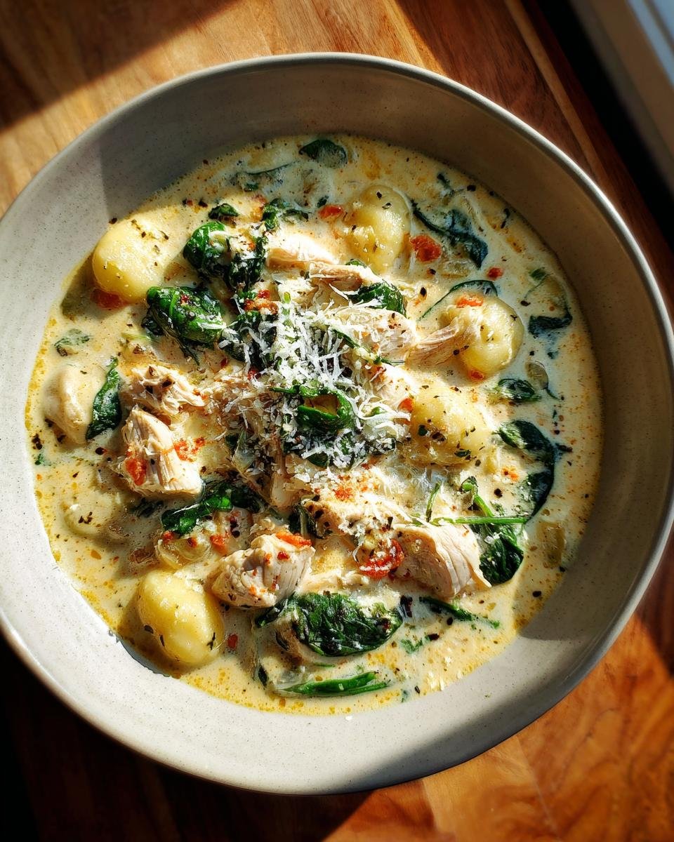Olive Garden Chicken Gnocchi Soup - detail 2