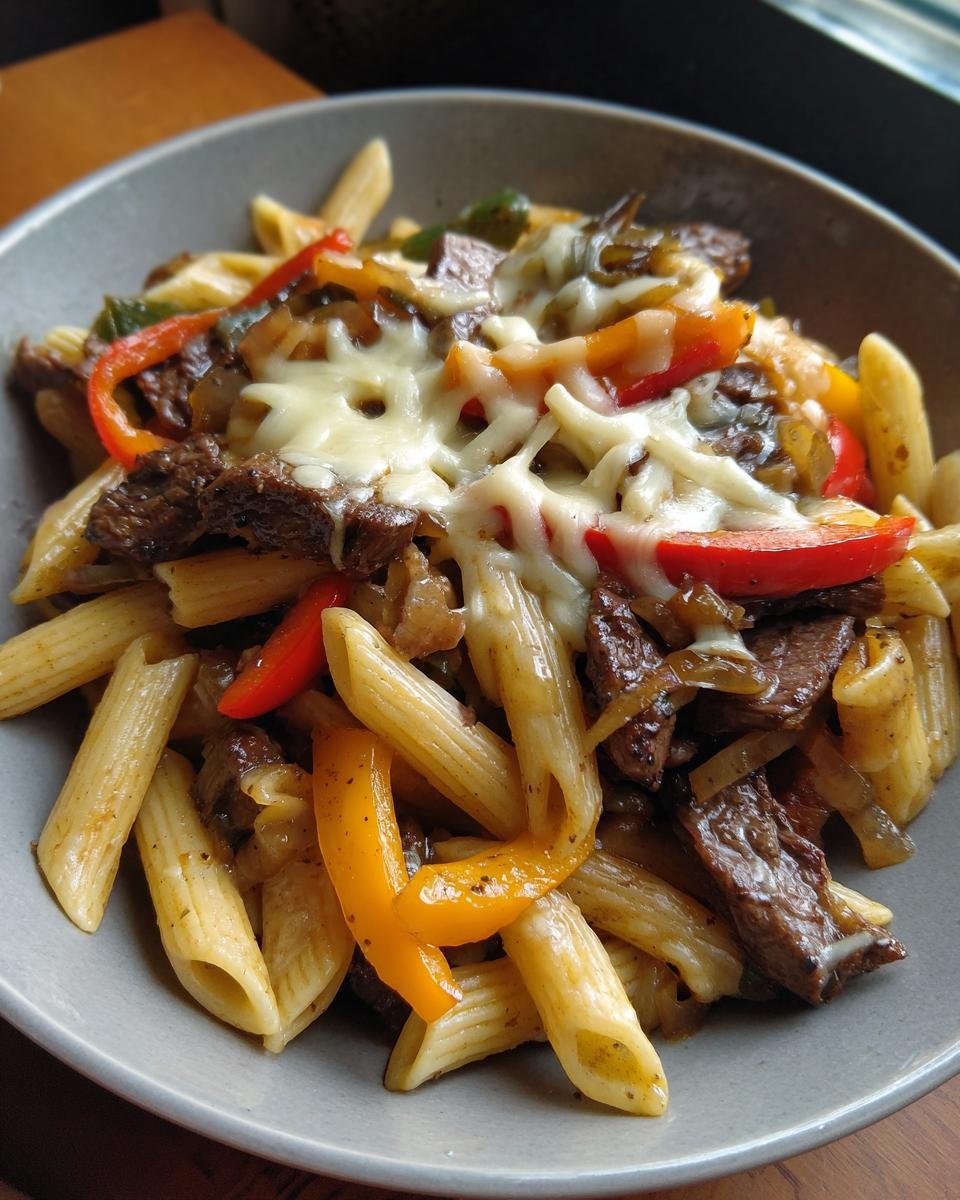 Philly Cheesesteak Pasta - detail 1