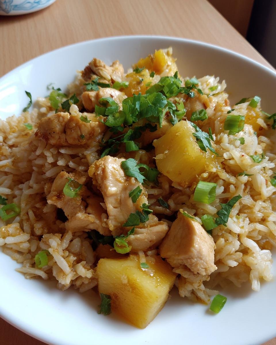 Pineapple Chicken and Rice - detail 1