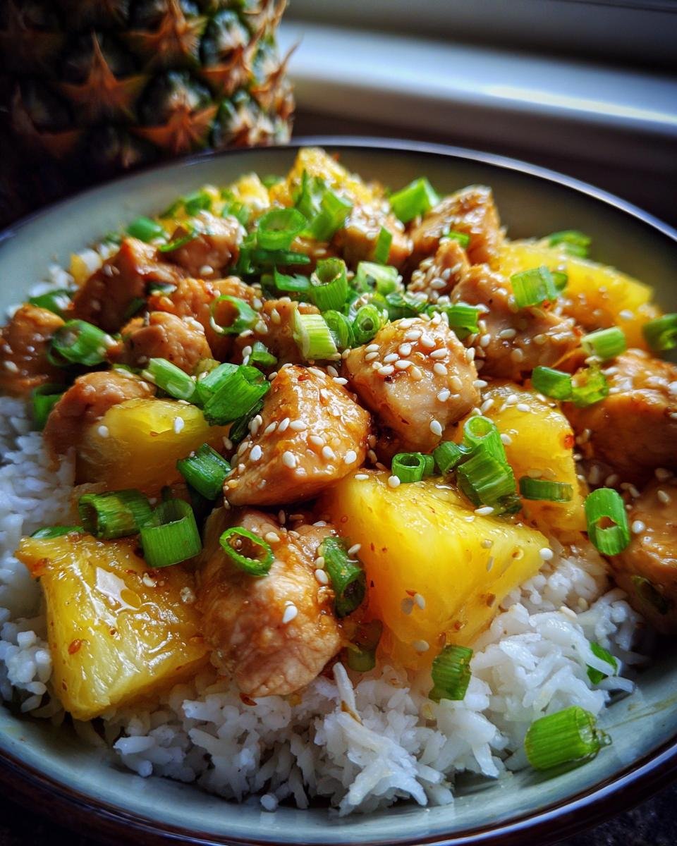 Pineapple Chicken and Rice - detail 1