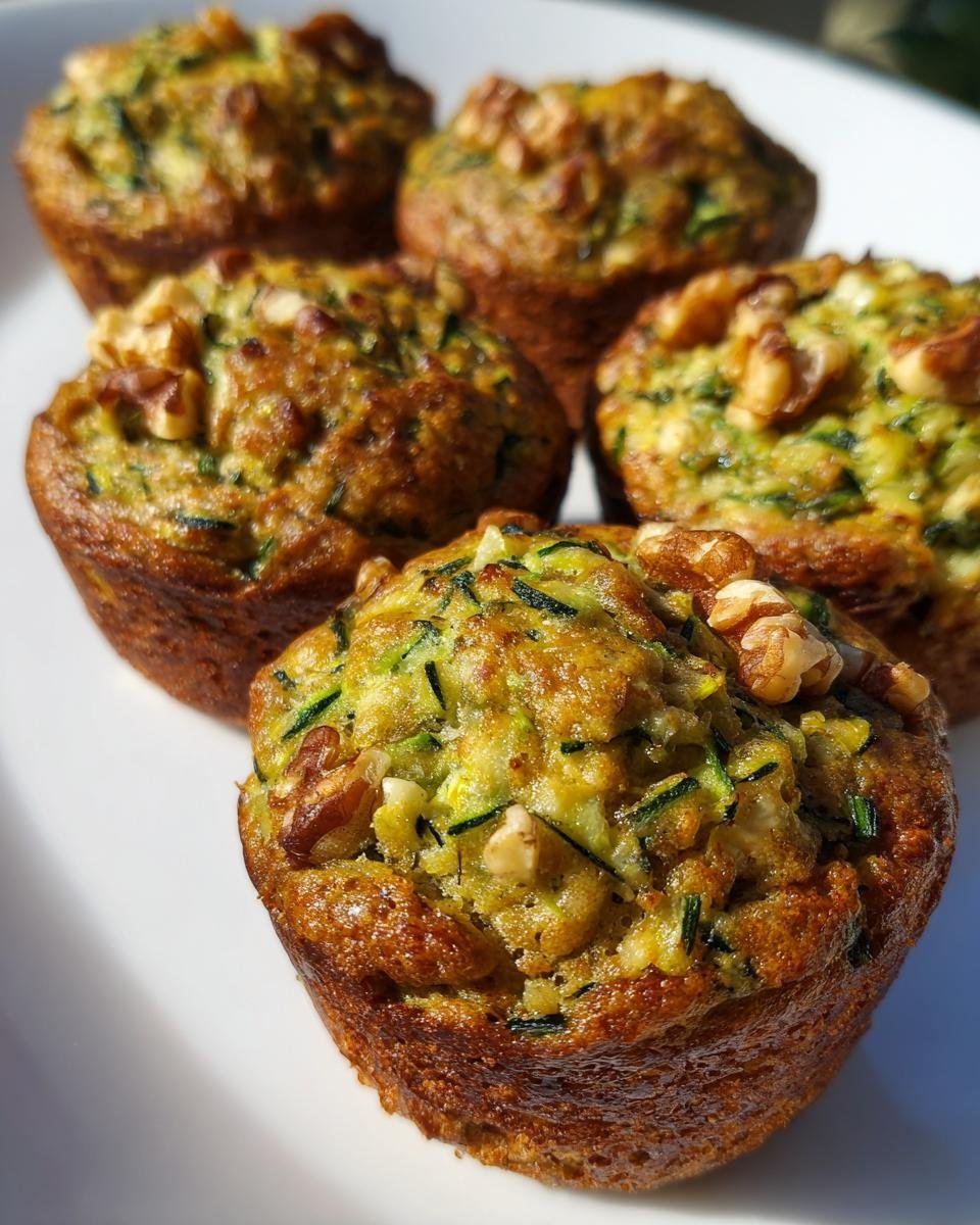Pineapple Walnut Zucchini Muffins - detail 1