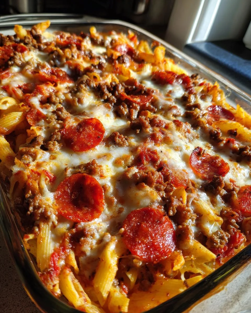 Pizza Pasta Casserole - detail 2