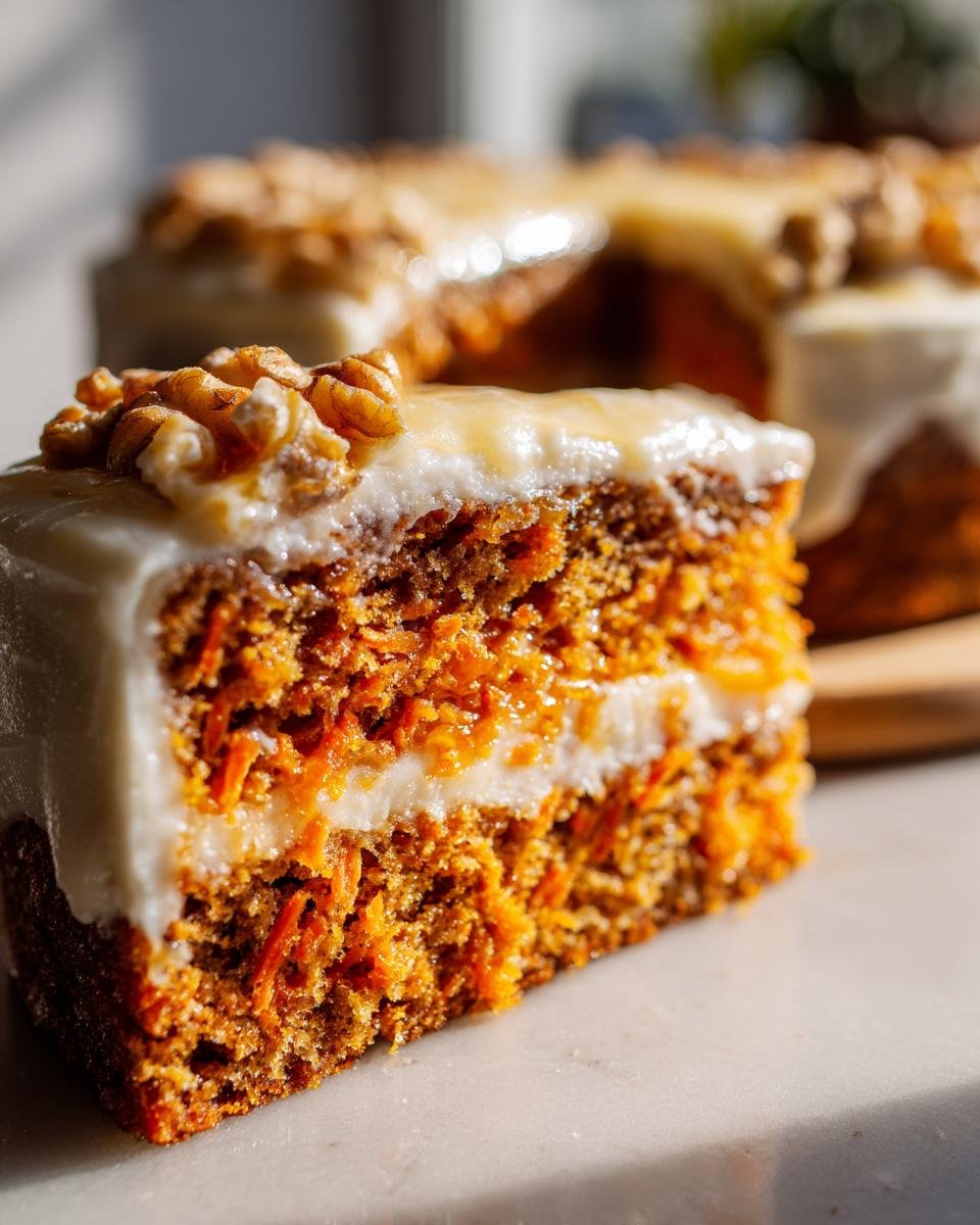 Raw Carrot Cake - detail 2