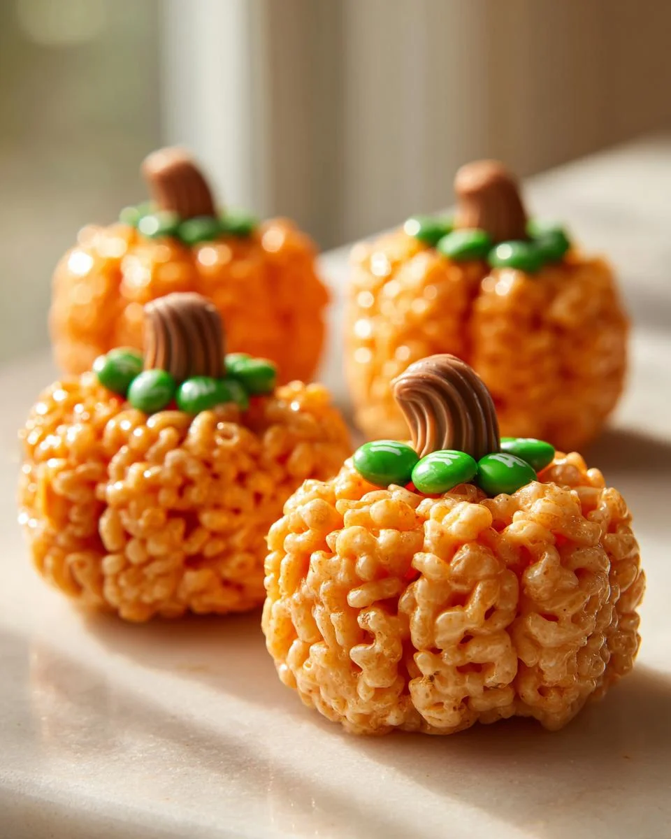Rice Krispie Treat Pumpkins - detail 1