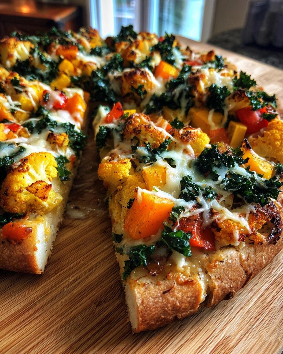 Roasted Vegetable Pizza - detail 1