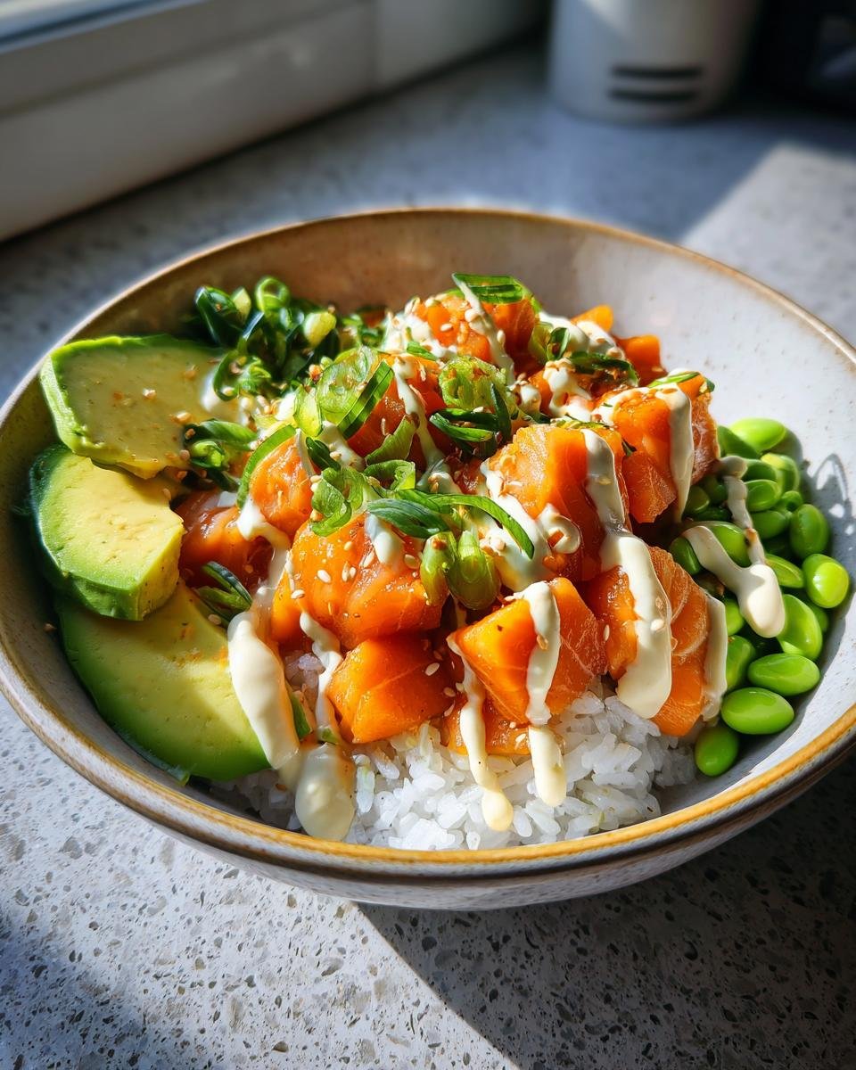Salmon Rice Bowls - detail 1