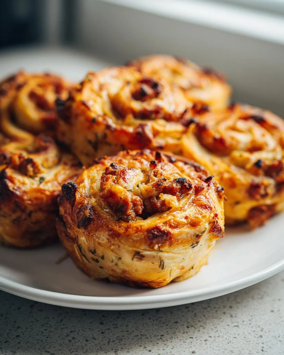 Sausage Pinwheels - detail 2