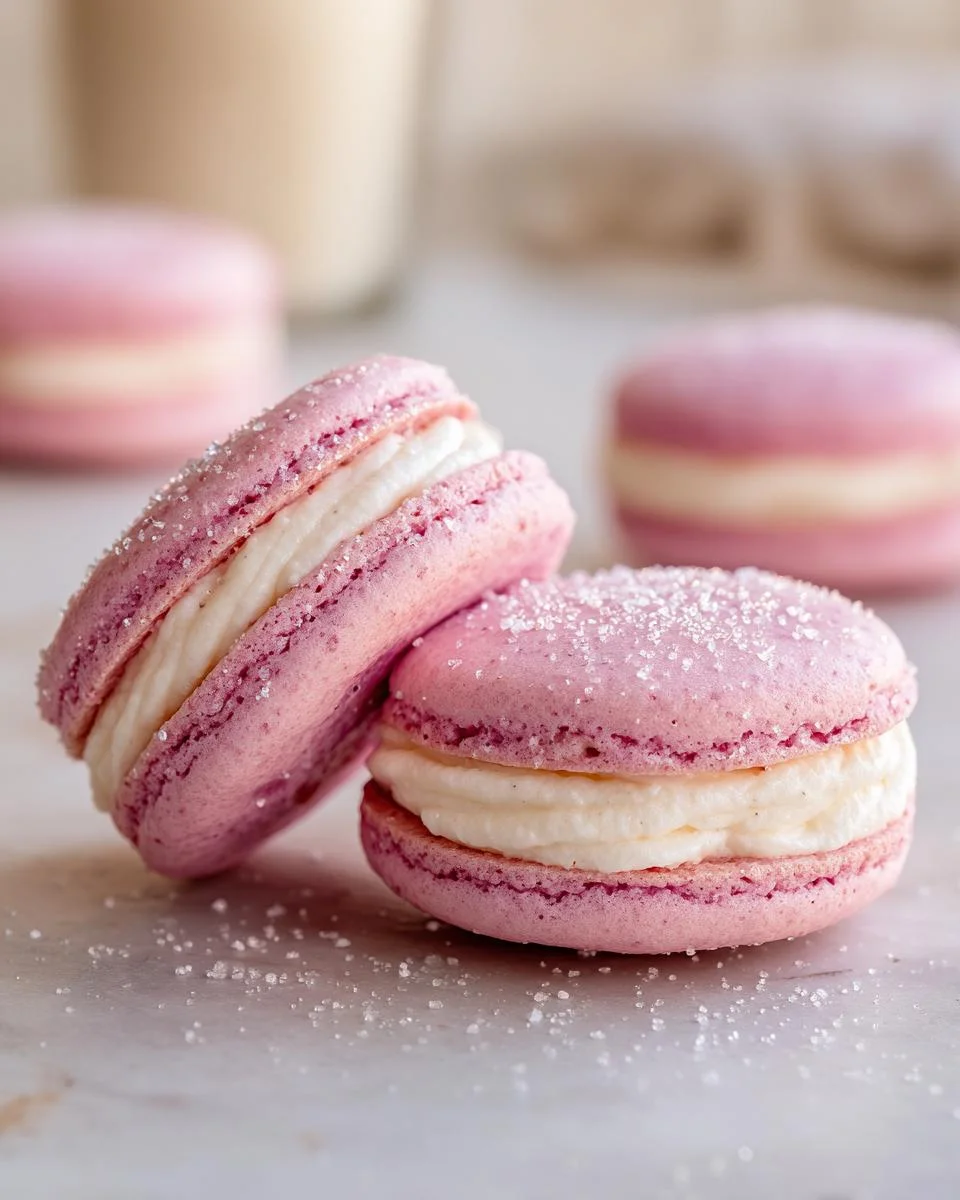 Soft Strawberry Cake Mix Sandwich Cookies - detail 1