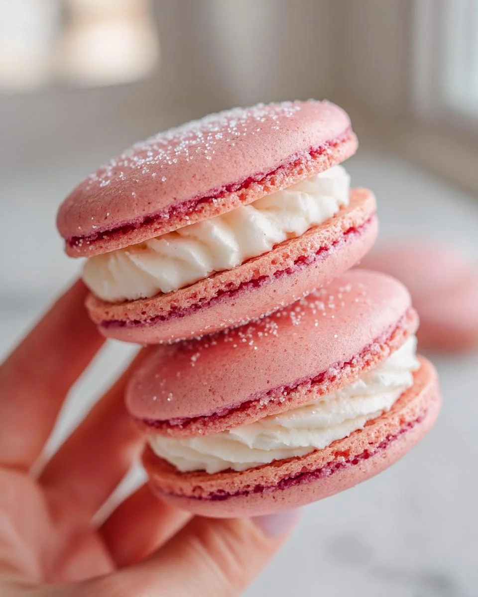 Soft Strawberry Cake Mix Sandwich Cookies - detail 2