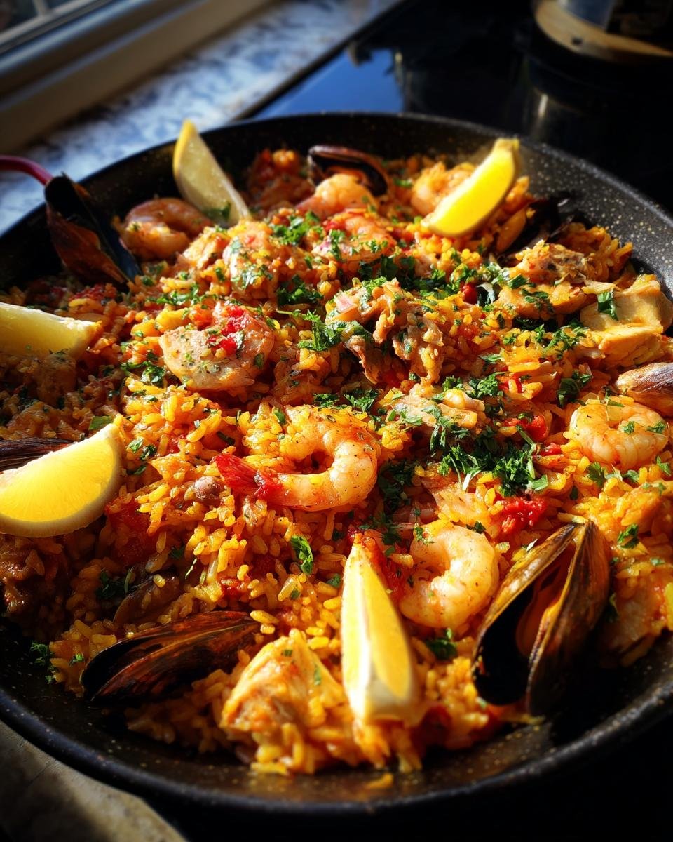 Spanish Paella - detail 1