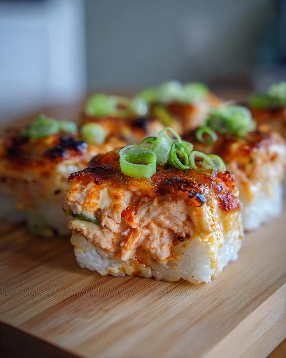 Spicy Salmon Sushi Bake - detail 2