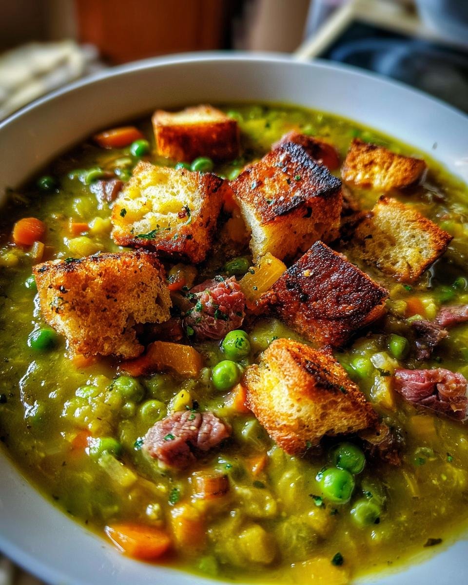 Split Pea Soup with beef - detail 2