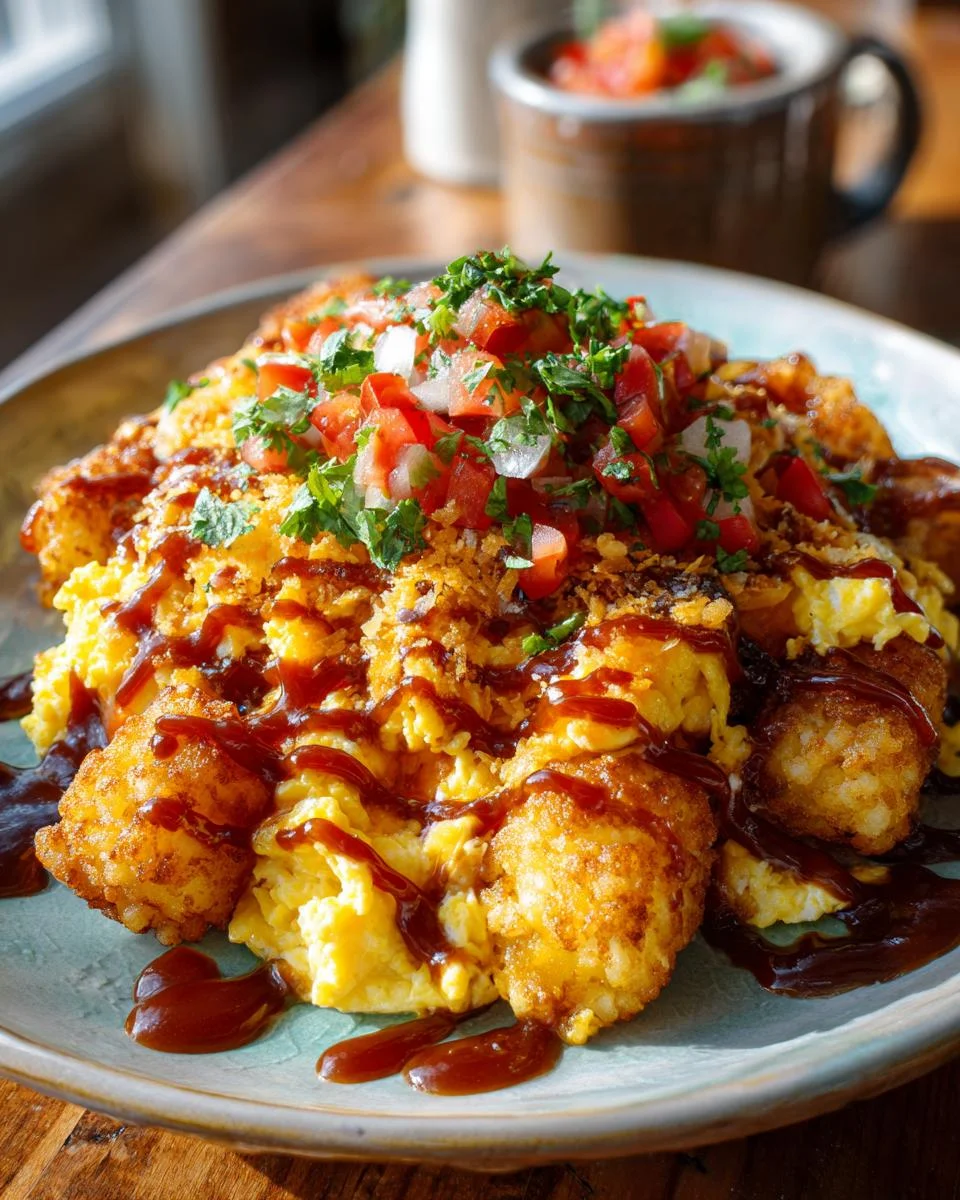 Tater Tot Breakfast Bowl with Sausage Gravy - detail 1