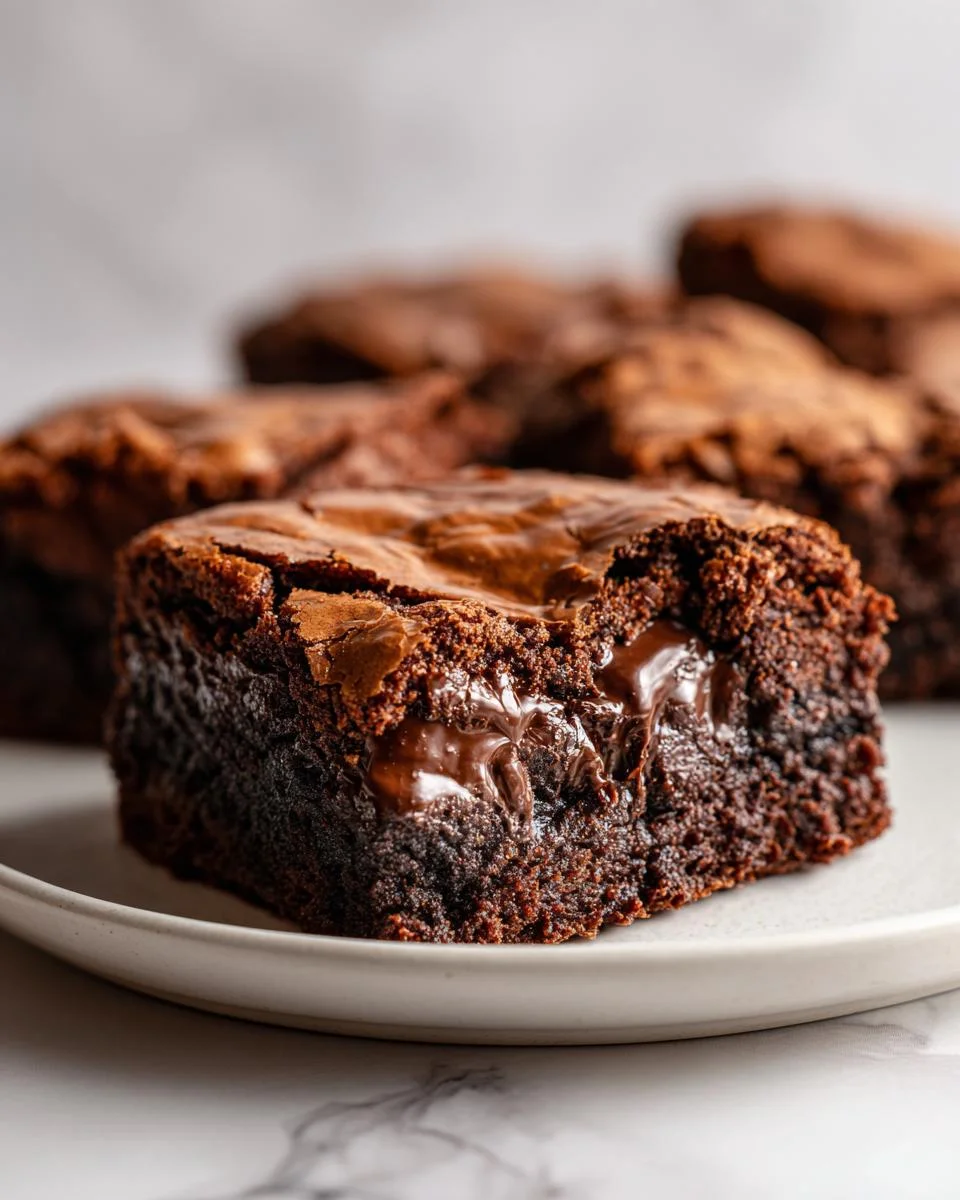 The BEST Fudgy Chewy Brookies - detail 1