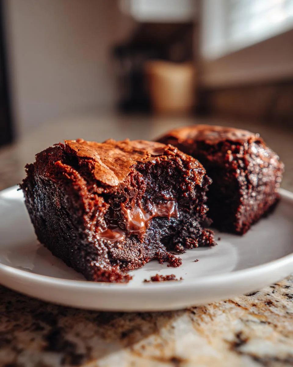 The BEST Fudgy Chewy Brookies - detail 2
