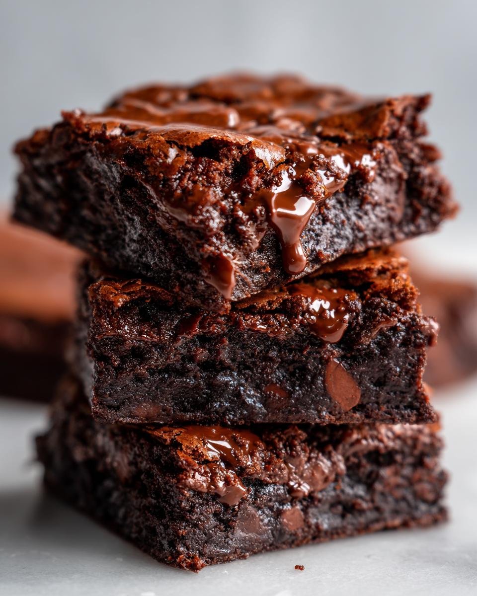 The Easiest Fudgy Chocolate Brownies Ever - detail 1