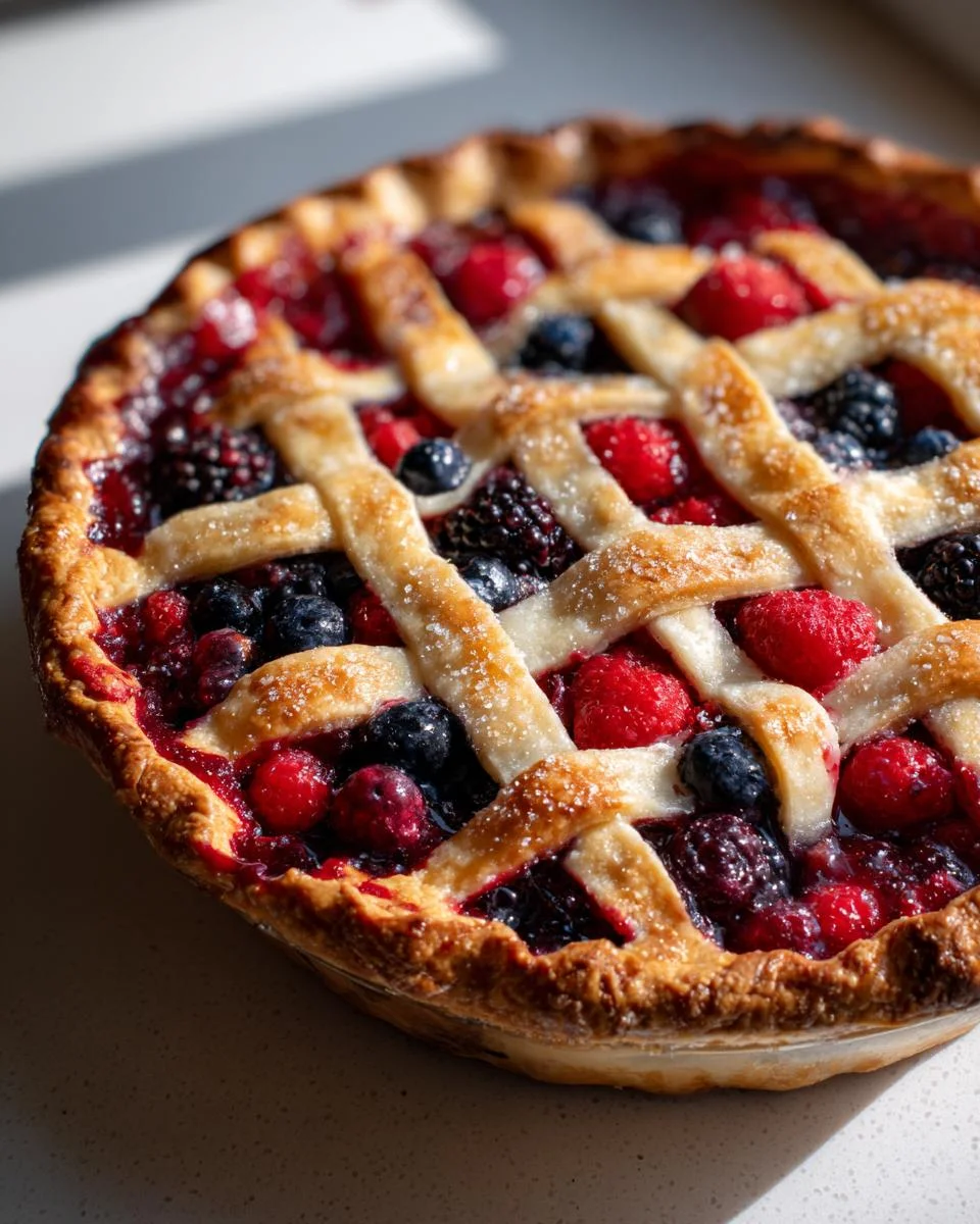 Triple Berry Pie - detail 1