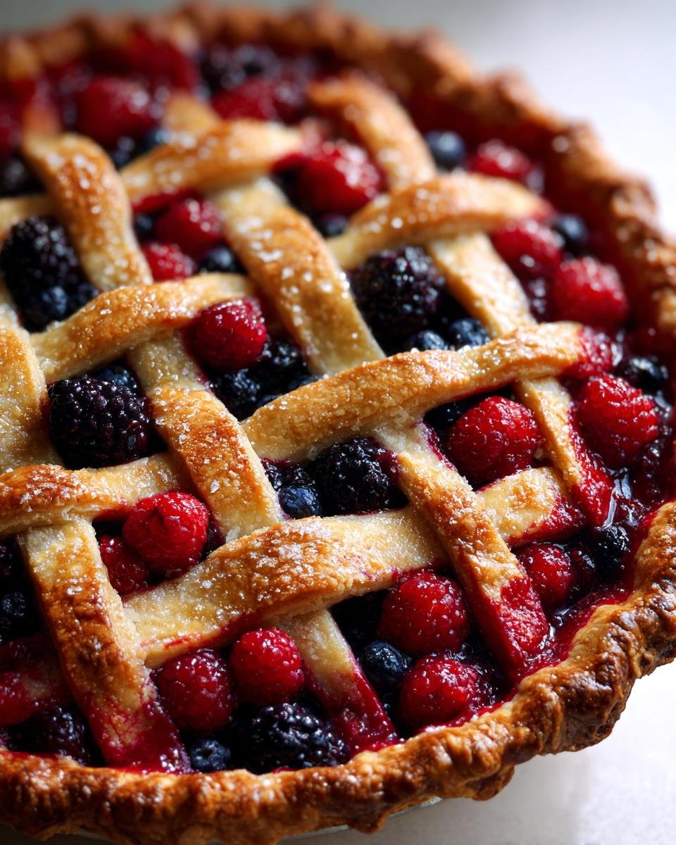 Triple Berry Pie - detail 2
