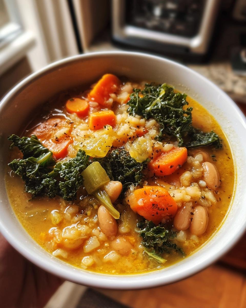 Tuscan White Bean Soup - detail 2