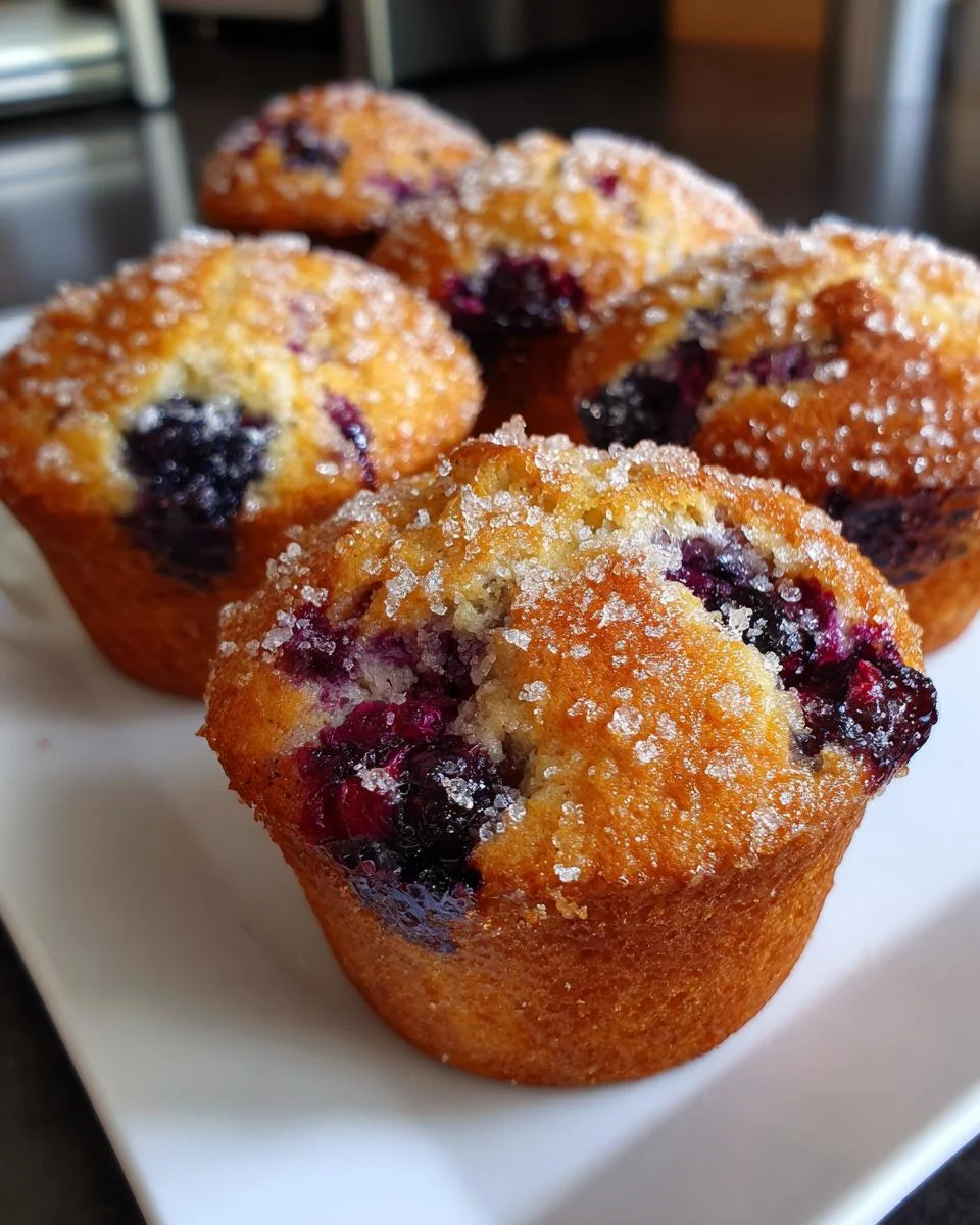 Ultimate Moist & Flavorful Blueberry Muffins - detail 1