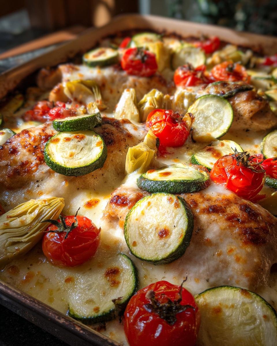Baked Italian Chicken and Vegetables - detail 2