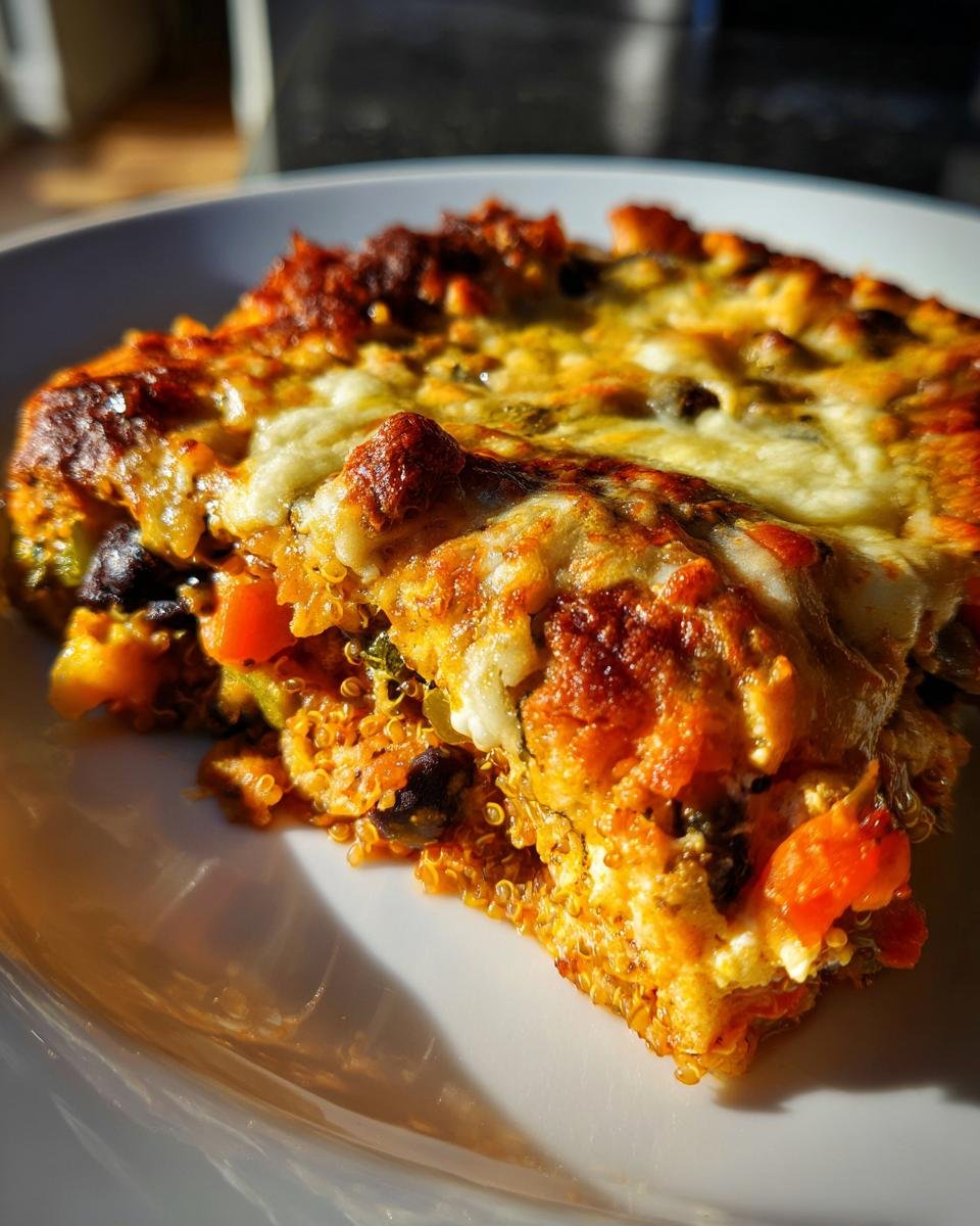 Black Bean Quinoa Enchilada Bake - detail 2