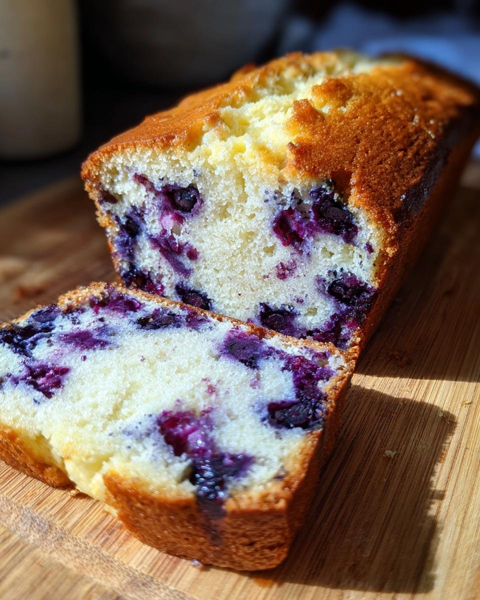 Blueberry Greek Yogurt Cake - detail 1