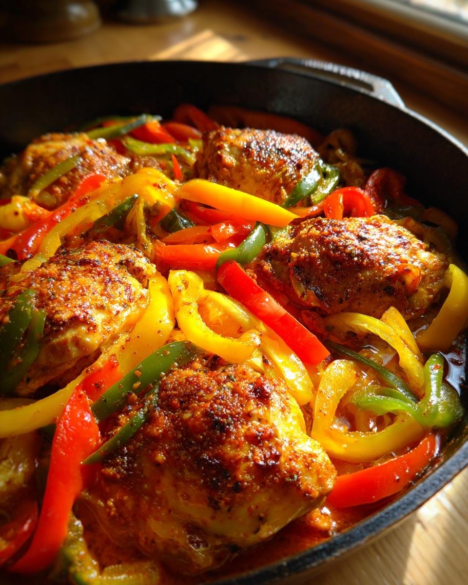 Cajun Chicken with Bell Peppers - detail 1