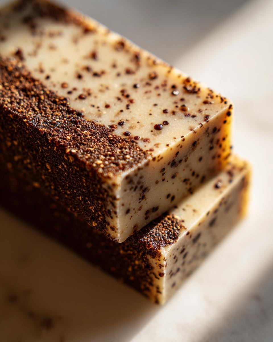 Coffee Ground Soap - detail 1