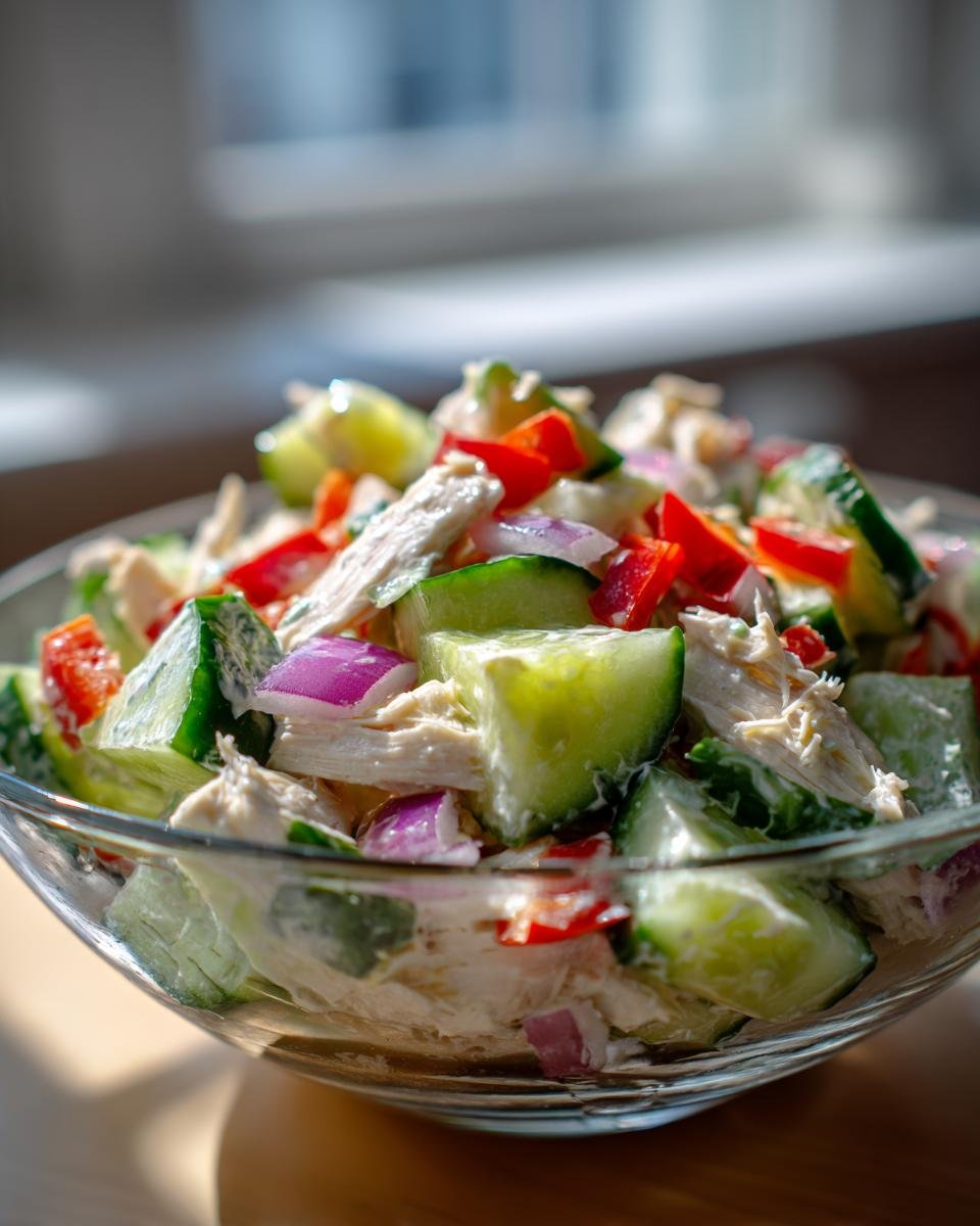 Cold Cucumber Chicken Salad - detail 2