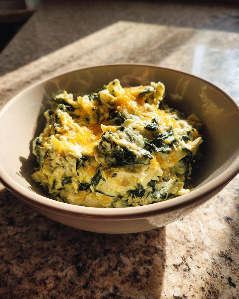 Copycat Applebee’s Spinach and Artichoke Dip - detail 2