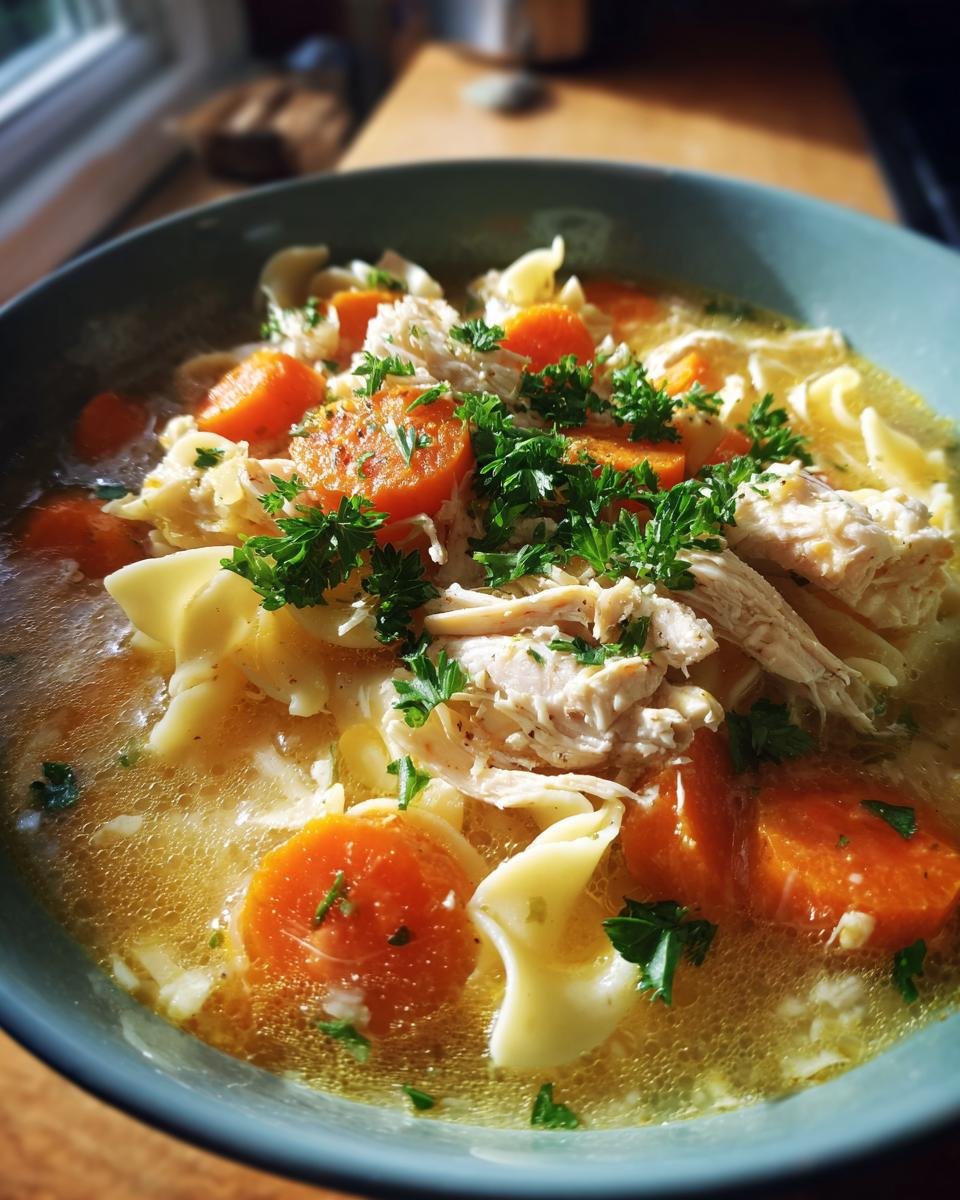 Creamy Chicken Noodle Soup - detail 1