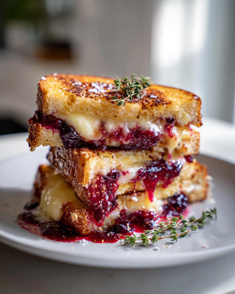 Crispy Blueberry Grilled Cheese - detail 1