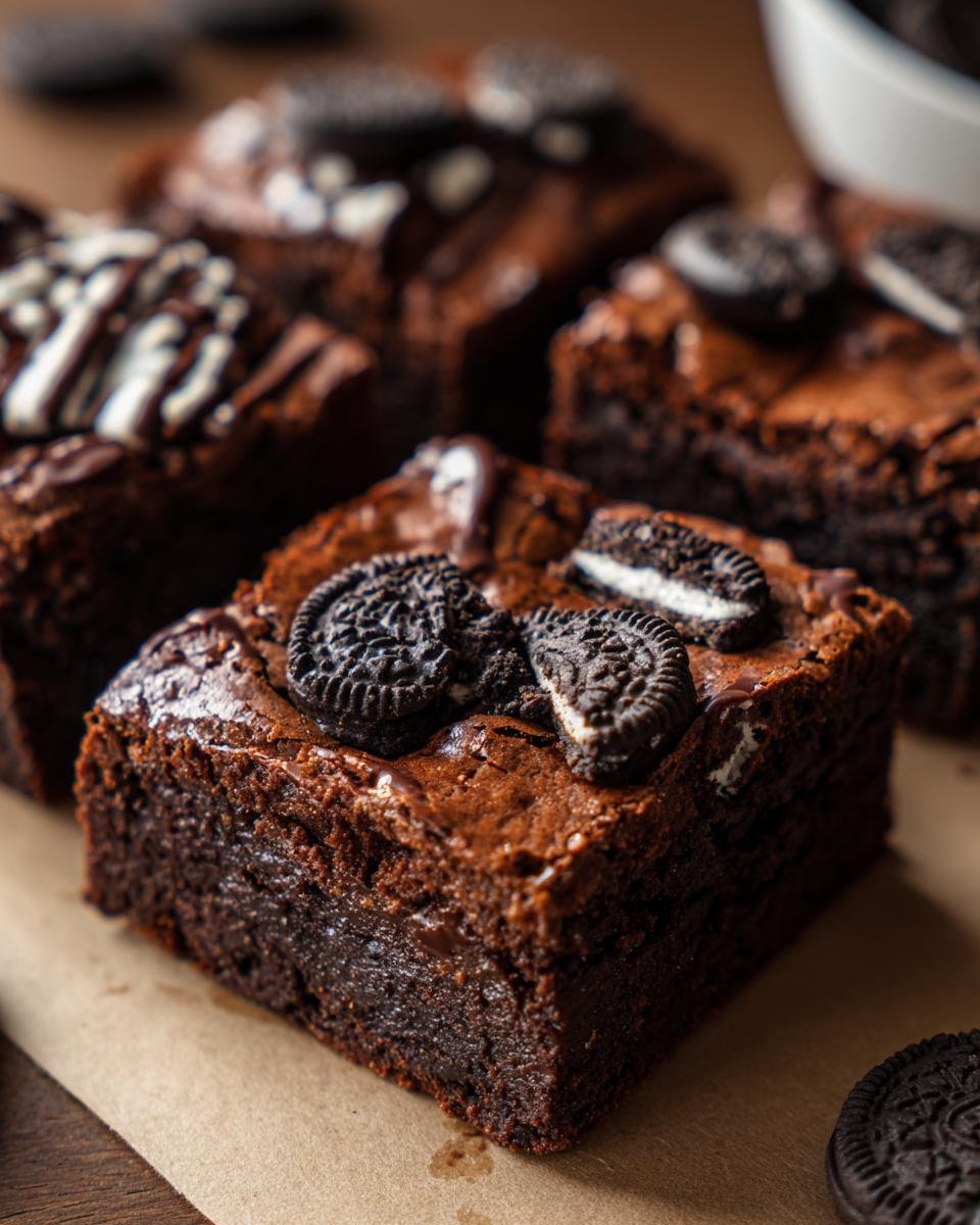 Decadent Oreo Brownies Recipe - detail 1