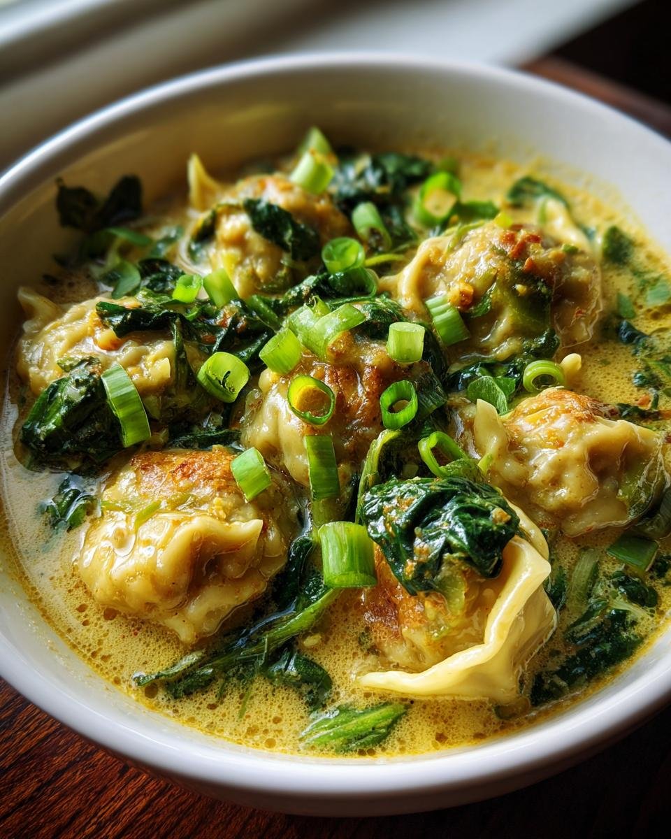 Delicious Curry Dumpling Soup - detail 1