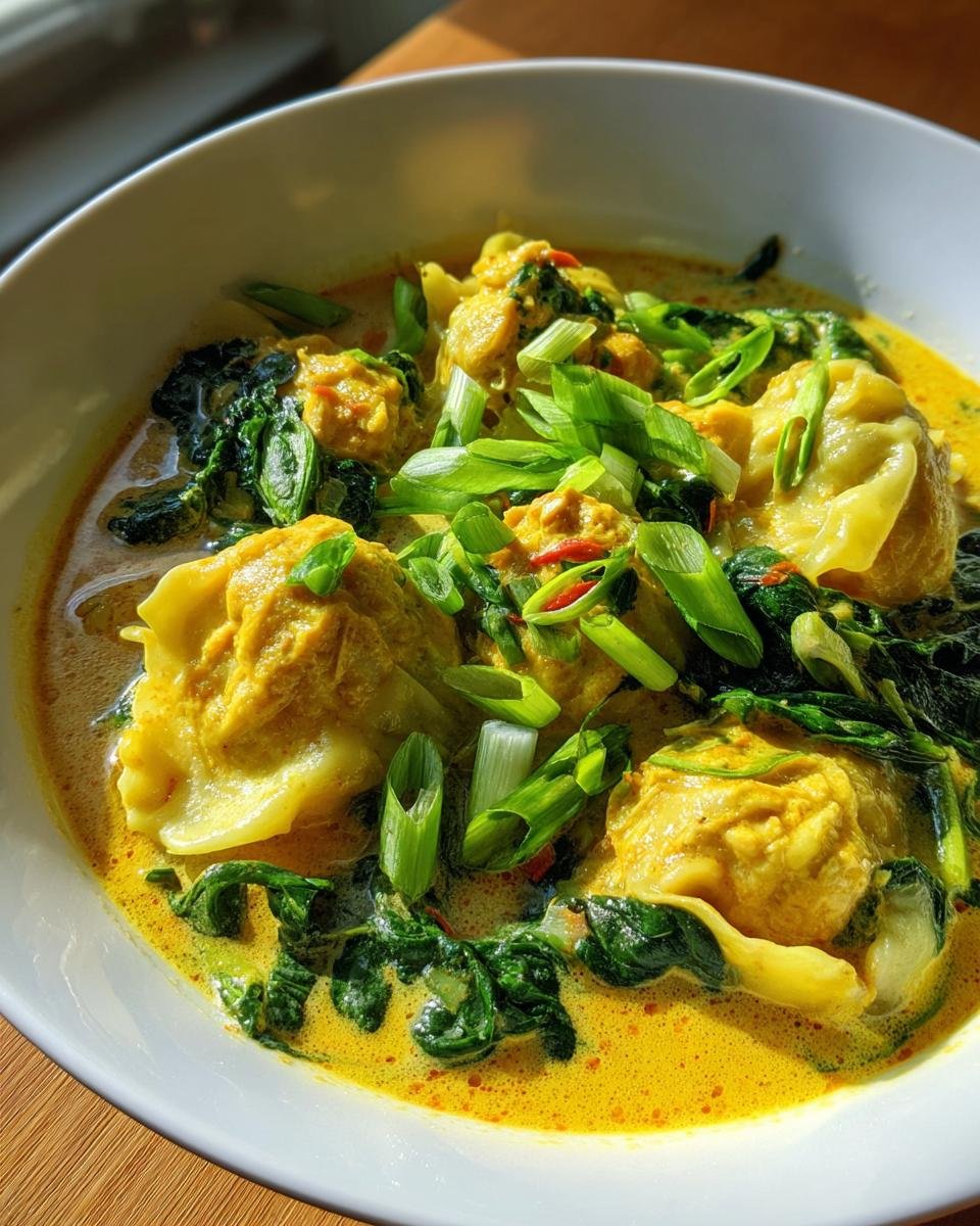 Delicious Curry Dumpling Soup - detail 2