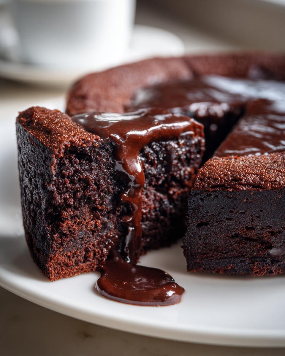 Flourless Chocolate Cake - detail 2