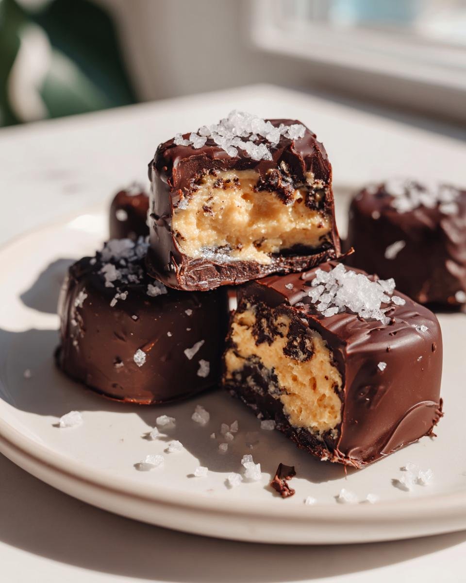 High Protein Frozen Peanut Butter Greek Yogurt Bites - detail 1