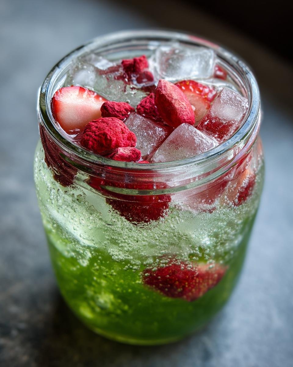 Iced Strawberry Green Tea Recipe - detail 2