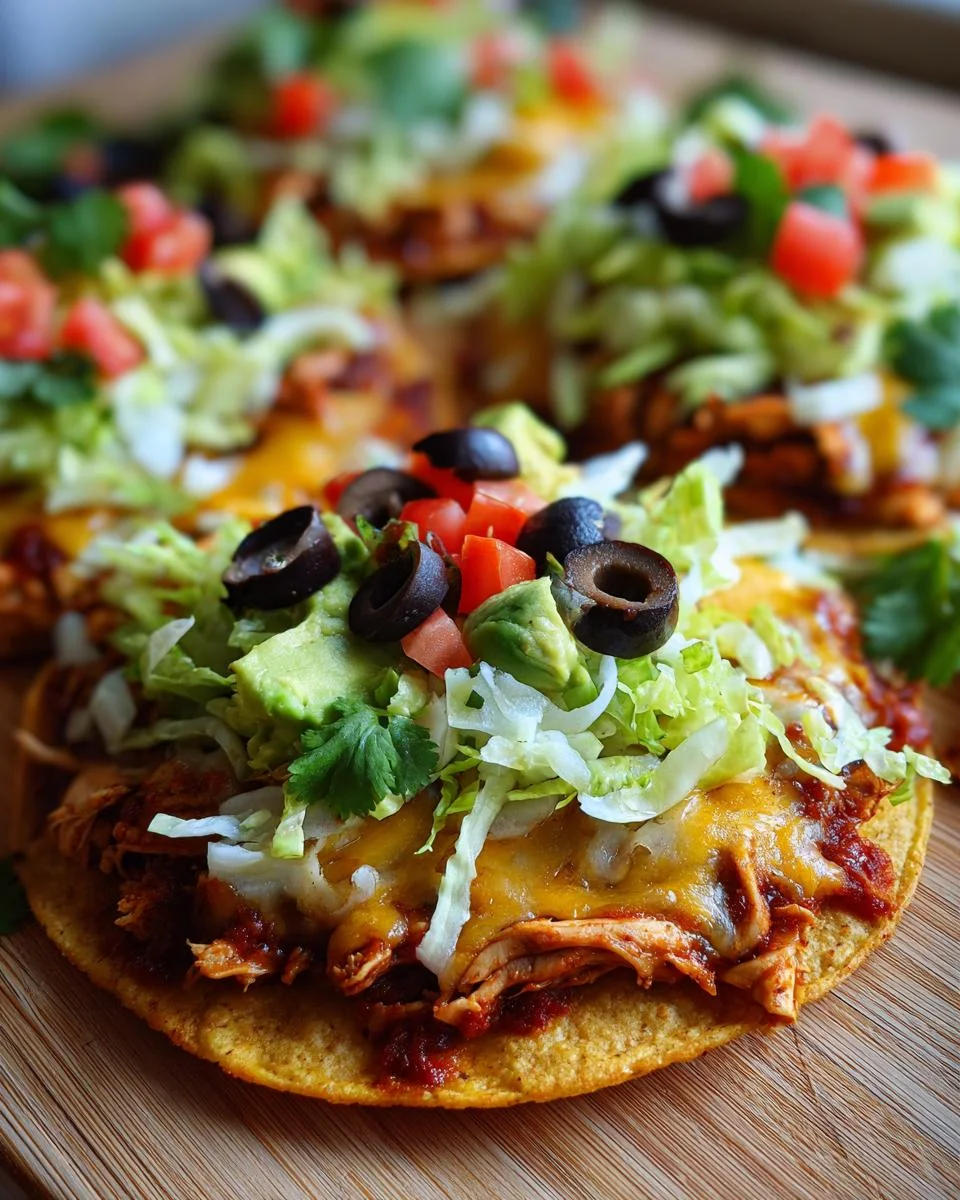 Mexican Rotisserie Chicken Tostadas - detail 1