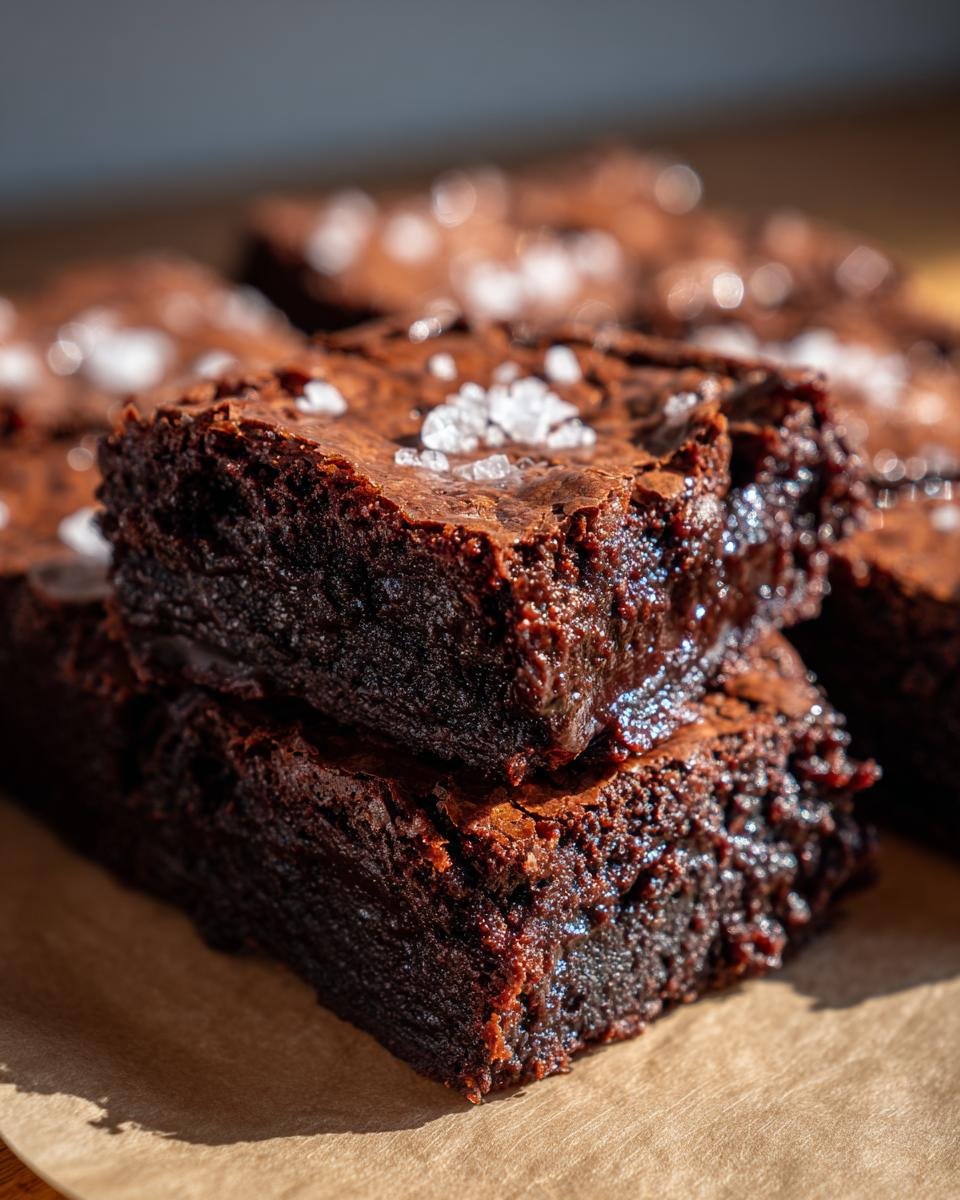 One Bowl Brownies - detail 1