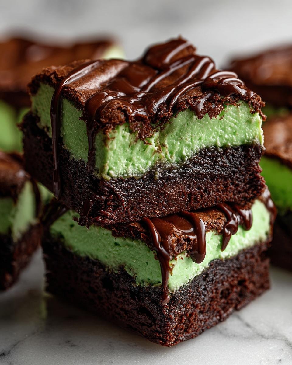 Perfect Mint Brownies - detail 2