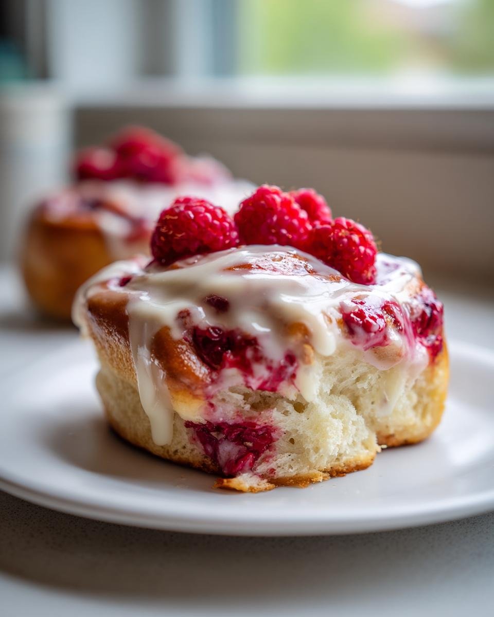 Raspberry Sweet Rolls - detail 1