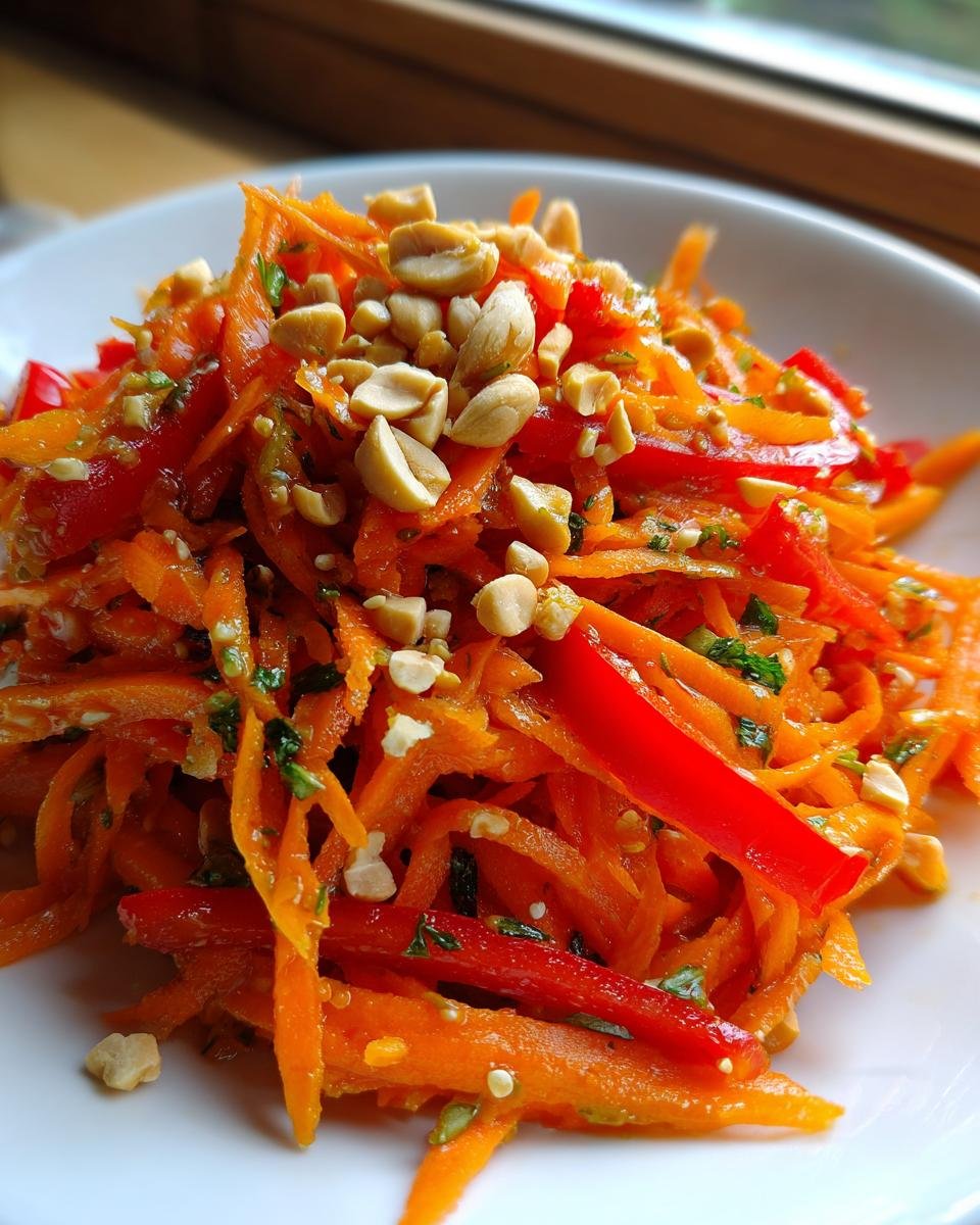 Sesame Ginger Carrot Salad - detail 1