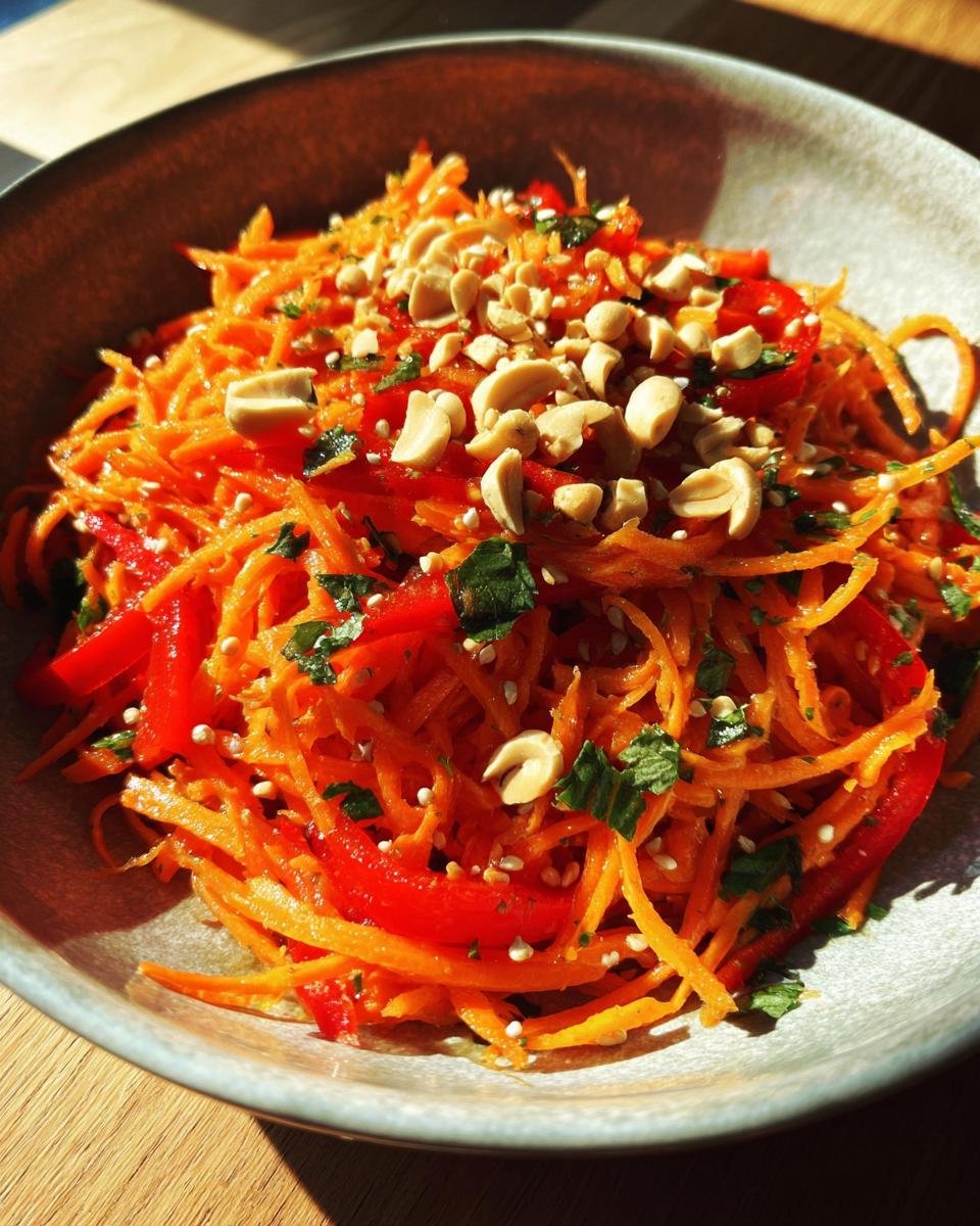 Sesame Ginger Carrot Salad - detail 2