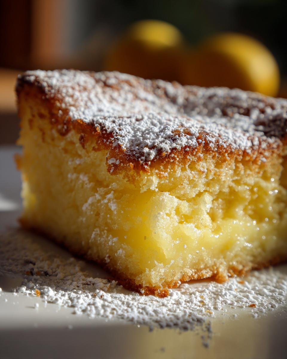 Traditional Irish Lemon Pudding Cake Recipe - detail 1