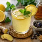Brasilianisches Mounjaro-Rezept mit Apfelessig, Zitrone, Ingwer und frischer Minze